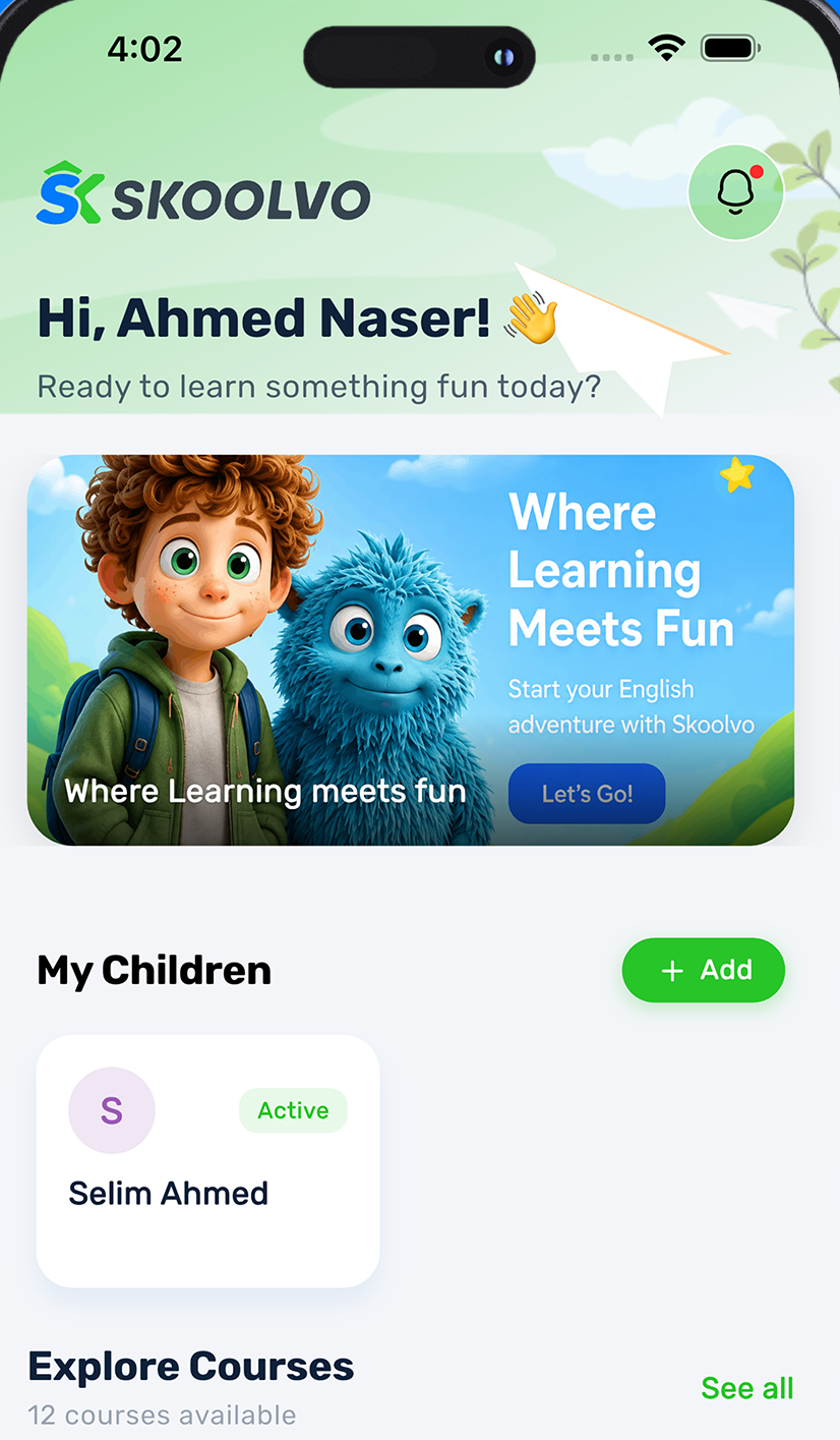 Skoolvo app
